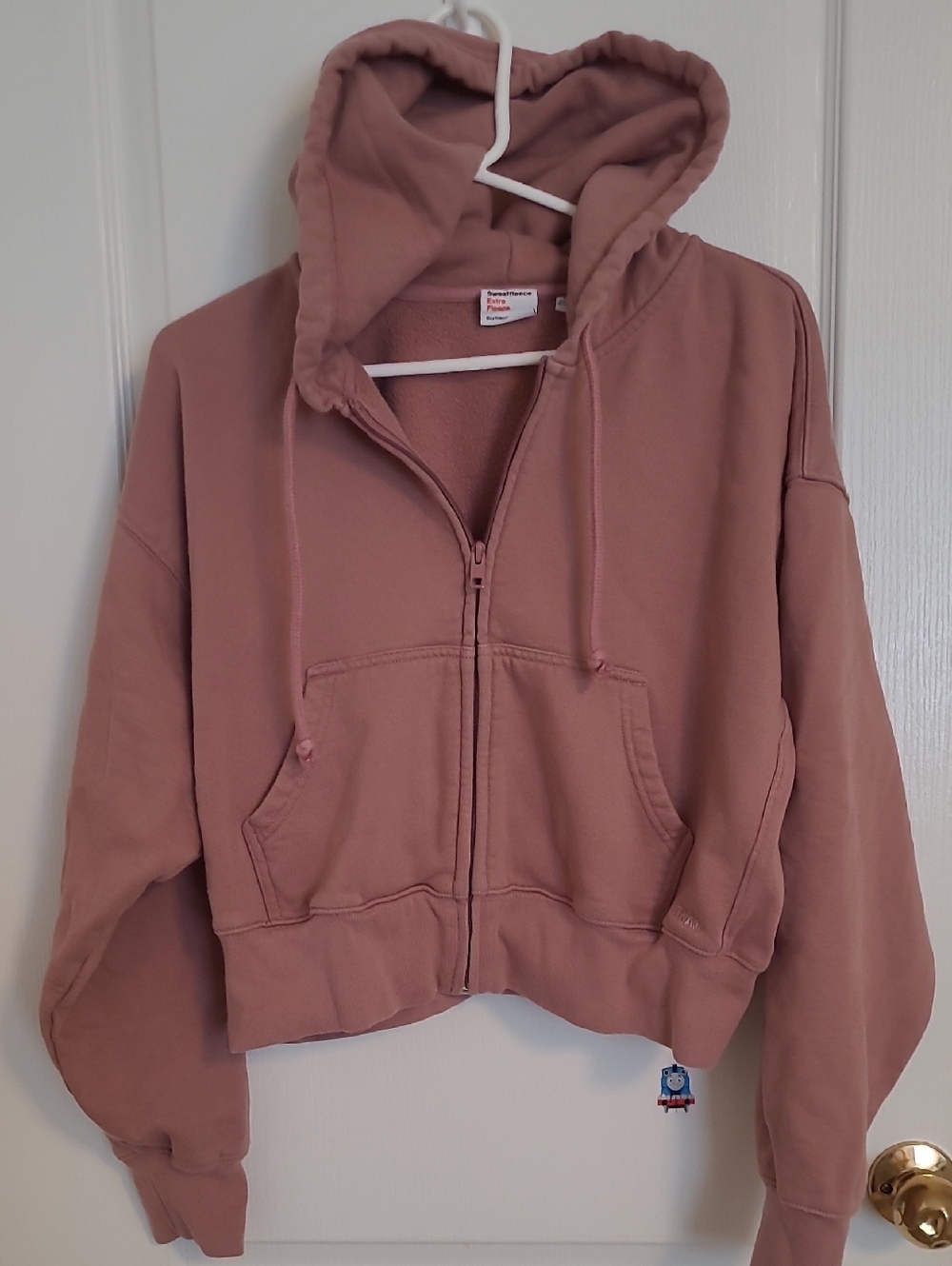 TNA Sweatfleece Boyfriend Fit Hoodie in Dusty Rose